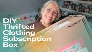 DIY THRIFTED CLOTHING SUBSCRIPTION BOX  Curate Your Own Personal Thrifted Fashion Box [upl. by Acirahs]