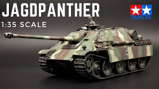 Tamiya SdKfz173 Jagdpanther 135 Scale [upl. by Jahdiel]