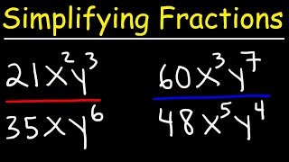 Simplifying Algebraic Fractions [upl. by Vita46]