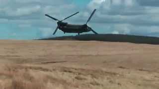 RNLAF Chinook at RAF Spadeadam [upl. by Wiebmer]