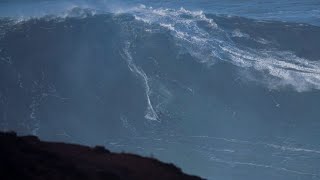 Ondas Gigantes de Nazaré 🌊🏄🇵🇹 [upl. by Rocray346]