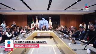 No habrá aumento de predial en Guadalupe alcalde  Noticias MTY con Claudia Ovalle [upl. by Gabriella]