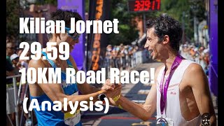 Kilian Jornet 2959 for a 10km Road Race at Hytteplanmila An Analysis of Any Surface Any Distance [upl. by Alrzc672]