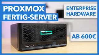 Proxmox FERTIGSERVER mit Enterprise Hardware  HP ProLiant MicroServer Gen10Plus als ProxmoxHost [upl. by Anitnuahs]