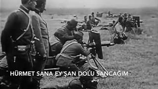 TSK Armoni Mızıkası Sakarya Marşı Gerçek Kurtuluş Savaşı görüntüleri ile Turkish Military March [upl. by Inoj532]