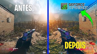 Como CONFIGURAR FILTROS do Geforce EXPERIENCE pro WARZONE ZERO de SOMBRAS [upl. by Oznohpla651]