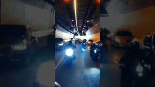 Tribesmen MC through Waterview Tunnel gridsparta bikies [upl. by Akessej]