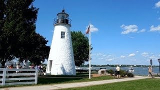 Historic Maryland Concord Point Lighthouse [upl. by Jakoba]