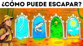 12 acertijos que comprobarán si puedes escapar del peligro [upl. by Ynnor188]