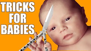 Butterfly Knife Tricks for Beginners 2 The Fan [upl. by Aicilak]