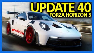 Forza Horizon 5  4 New Cars amp Forza Horizon 6 FH5 Update 40 [upl. by Pavlish]