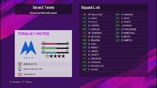 PES Vanarama National League 2223 Season TeamsSquads [upl. by Nodnelg527]