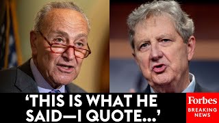 John Kennedy Quotes Schumers Own Words And Claims Dems Are Trying To Undermine SCOTUS [upl. by Ailisab]