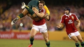 George North picks up Israel Folau [upl. by Adnert]