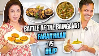 Farah Khan vs Dilip Bharta Ya Fry Kaun Jeetega Cooking Battle  FarahKhanK [upl. by Nylsaj53]