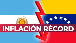 ARGENTINA TIENE LA INFLACIÓN MÁS ALTA DEL MUNDO marcó 255 y superó a VENEZUELA [upl. by Cointon]