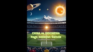 China 1 vs 2 Indonesia atau imbang 👎 pialadunia football timnasindonesia ramalan 25102024 [upl. by Ibmat]