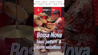 Bossa Nova 23 clave  basic pattern amp some variations shorts bossanova pattern rhythm [upl. by Jit]