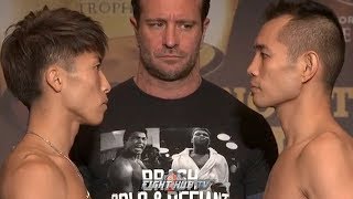 NAOYA INOUE VS NONITO DONAIRE  FULL WEIGH IN AND FACE OFF VIDEO [upl. by Nadabas620]