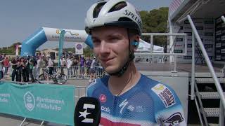 William Junior Lecerf  Interview at the start  Stage 5  Volta Ciclista a Catalunya 2024 [upl. by Albur133]