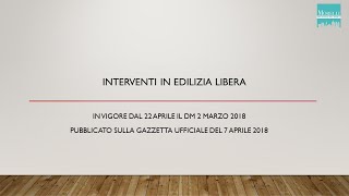 Lavori in Edilizia Libera [upl. by Aggie]