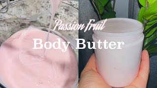 HOW TO MAKE BODY BUTTER USING EMULSIFYING WAX DIY WHIPPED BODY BUTTER skincare bodybutter [upl. by Meggi]