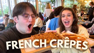 TRYING FRENCH CRÊPES IN PARIS 🥞 [upl. by Fusco]