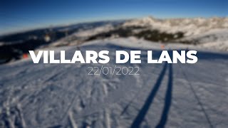 Ski Villars de Lans  22012022 4K [upl. by Norbie]