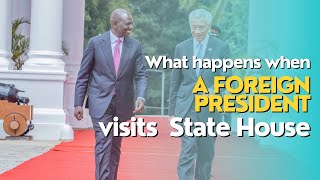 What happens when a foreign president or leader visits Kenyas State House [upl. by Leake646]