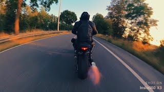 Yamaha MT10 straight pipe AKRAPOVIC 🥵 pure sound [upl. by Suivat]