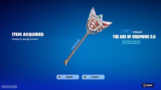 How To Get the Axe of Champion 20 Pickaxe FREE In Fortnite Unlocked the Axe of Champion 20 [upl. by Fridell]