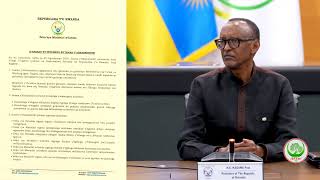 IBYEMEZO BYINAMA YABAMINISITIRI YO KUWA 9112024 KAGAME AHAYE AKAZI ABATEGETSI BAKOMEYE [upl. by Pickens]