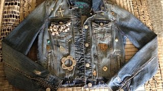 DIY Decorate Your Denim Jacket Temporarily [upl. by Ainahs]