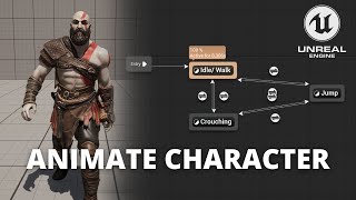 How to Animate Your Character in Unreal Engine 5  Animation Blueprints and Blendspaces [upl. by Peers]