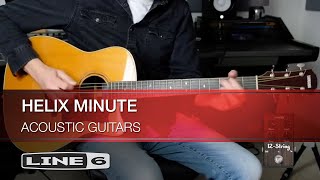 Line 6  Helix Minute  Acoustic guitars [upl. by Cormick]