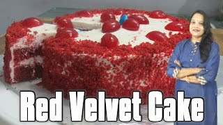 Red Velvet Cake in Hindi with English subs  Seemas Smart Kitchen [upl. by Ahsaekal]