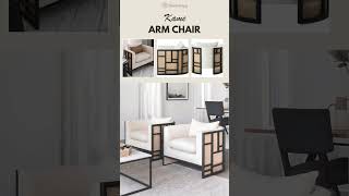 Buy Rattan Arm Chair at Affordable Price  Rattan Furniture  Nismaaya Decor [upl. by Donoghue]