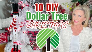 🎄10 DIY DOLLAR TREE CHRISTMAS 🎄quotI Love Christmasquot ep 21 Olivias Romantic Home DIY [upl. by Cloots]