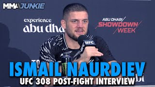 Ismail Naurdiev Credits Bruno Silvas Toughness Even Alex Pereira Couldnt KO Him  UFC 308 [upl. by Darraj639]