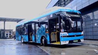 Autobus Wodorowy SANCITY 12LFH na testach w Rzeszowie [upl. by Xino]