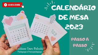 Calendário de Mesa 2023 [upl. by Anne-Marie927]