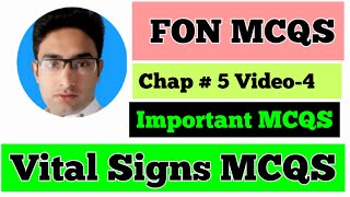 Vital Signs MCQS  FON MCQS Video  4  Nursing Skills MCQS  BSN Mcqs For All Exams  Farman Khan [upl. by Anehsuc208]