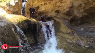 Barranco Acuático  Más Multiaventura con Turiaventura  Barranco Acuático Enguidanos [upl. by Wyon680]