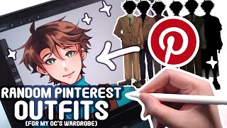 Pinterest Chooses My OCs Outfits [upl. by Eilrac]