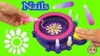 Fail  Make Your Own Custom Nails with Glitter Nail Swirl Art Kit Maker  Cookieswirlc Video [upl. by Pritchard]