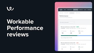 Performance Reviews made simple with Workable [upl. by Neyu993]