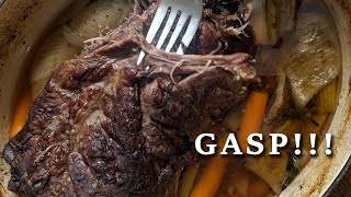 Beer Braised Venison Neck  The Easiest Tastiest Recipe EVER [upl. by Lot]