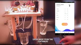 BARBOT  Bluetooth connected Arduino with Android Xamarin app C [upl. by Otaner]