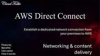 AWS Direct Connect [upl. by Siuol512]