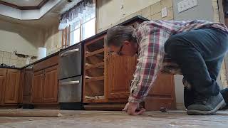 how to remove base cabinet [upl. by Eedeed]